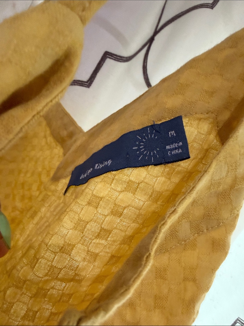 Mustard Yellow Button-Front Camisole Top - Picture 3 of 4